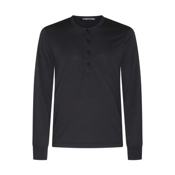 Tom Ford - Black Cotton Blend T-shirt