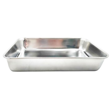 SHIMOYAMA 日製304不鏽鋼長形抗菌托盤 L  1個