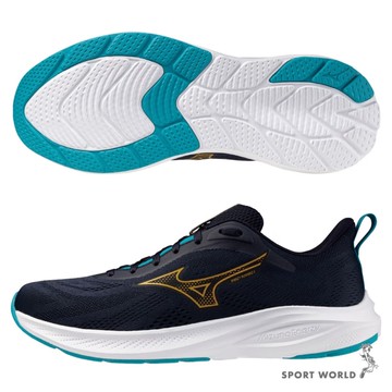 Mizuno 美津濃 慢跑鞋 男鞋 Enerzy Runnerz 2 藍金【運動世界】K1GA251003