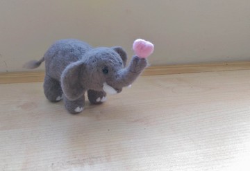 羊毛氈 動物 動物園 大象