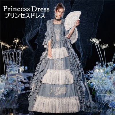 オンラインストア限定 ロココ調 中世 ドレス プリンセス 女性用 宮廷風 空色 貴族ドレス 仮面舞踏会 ヴィクトリアン 18世紀 コスチューム ドレス 舞台ステー 30 Offアウトレットsale Sportunia Com