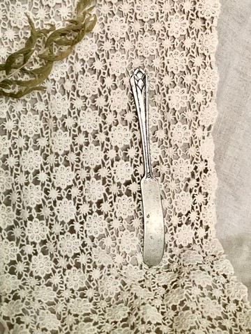 Vintage 美國1939年製鍍銀奶油刀