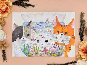 Mr.307 小七先生 _哇!  明信片