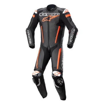 【賽道競技】Alpinestars A星 GP IGNITION 1 PIECE LEATHER SUIT ASIA FIT 黑螢光紅 連身 競技 防摔皮衣