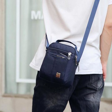 迷你尼龍男包奧天新款防水牛津布單肩包斜挎包手機小包包運動休閑