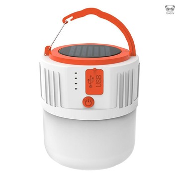 多功能戶外24LED燈珠野營燈USB充電應急手提燈  中號24燈：2電+電顯+USB充電+USB輸出+太陽能   數據線