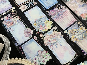 繽紛水晶瓶 PET 紙膠帶 鐳射銀 特殊工藝