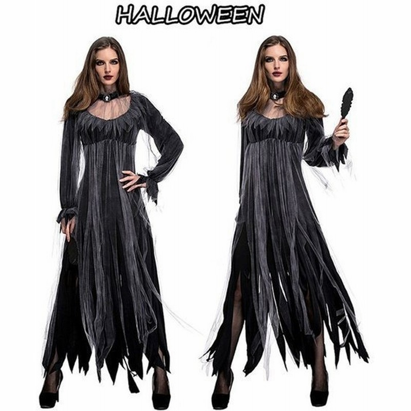 ガイコツ柄 ワンピース コスプレ ゴースト花嫁 ゾンビ仮装 衣装 コスチューム ハロウィン衣装 レディース アニメ コスプレ衣装 通販 Lineポイント最大get Lineショッピング