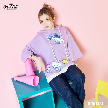 ROCKCOCO x Sanrio 一起健走趣帽T