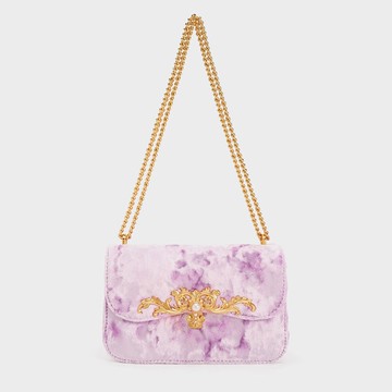 Merial 細鍊金屬雕花肩背包