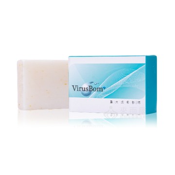 來而康 virusbom 病毒崩 白麝香 燕麥淨膚皂 100g/盒  30盒販售 燕麥皂 肥皂 香皂