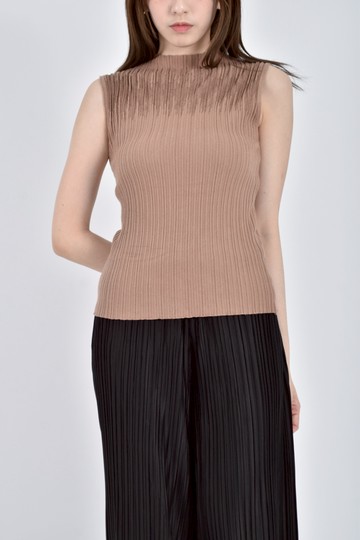 (S) 【尚樺私服】質感針織無袖粉色上衣