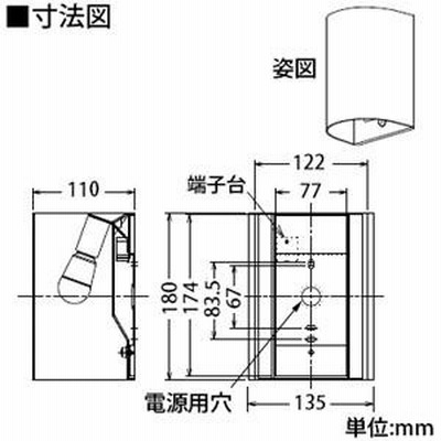 DAIKO LEDブラケットライト 電球色 非調光タイプ 白熱灯60Wタイプ E17