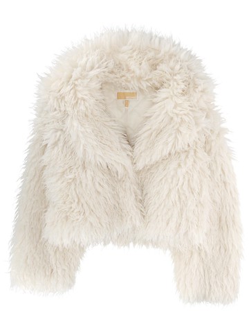 michael by michael kors faux fur jacket