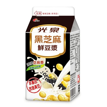 [家速配]光泉黑芝麻鮮豆漿400ml※實際到貨效期約4天以上