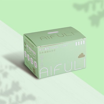 aifuli艾芙麗 負離子日本高吸水分子護墊155mm 25片x4盒(100片超薄透氣/呵護敏感肌)