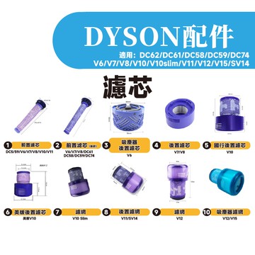 台灣現貨 戴森 dyson 濾網 濾芯 配件 耗材   過濾棒 後置 轉接 轉換 擴充座 副廠