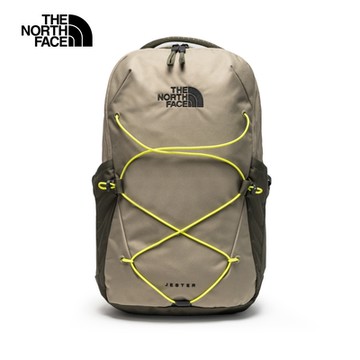 【The North Face 官方旗艦】北面男女款灰色戶外休閒後背包｜3VXF9O0