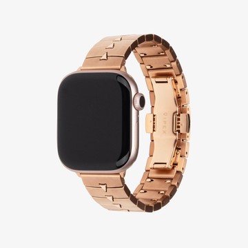 香港設計 VIPEX Lady Cobra - 鈦金屬Apple Watch錶帶 - 玫瑰金