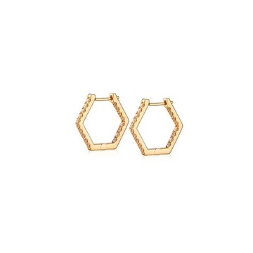 Arte Vitta Beekeeper Bombus 鑽石黃金耳環