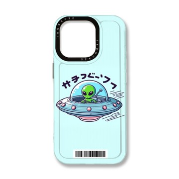 iPhone 16 Pro 殼 TRON IPhone 16 Pro ET飛碟外星人系列  載具 MAGSAFE 磁吸 太空殼 透黑款 手機殼