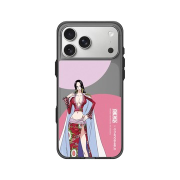 iPhone 17 Pro Max Clear (相機按鈕) 酷墨灰 - 航海王 One Piece - 角色系列-波雅漢考克