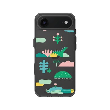 iPhone Air Clear (相機按鈕) 酷墨灰 - 包大山 Baozi - Take a break