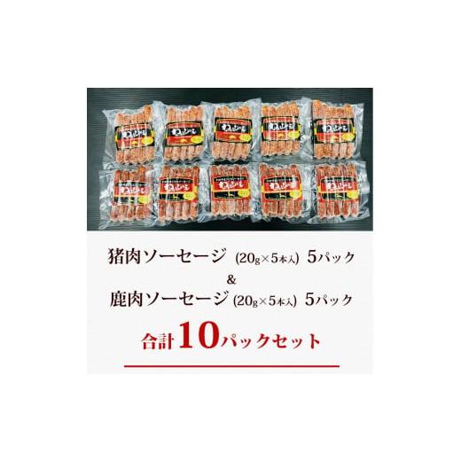 ふるさと納税 和歌山県 湯浅町 BN6013n_わかやま ジビエ ソーセージ 猪・鹿10Pセット