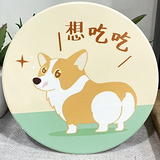 Style-life Stylelife線條柯基陶瓷杯墊想吃吃