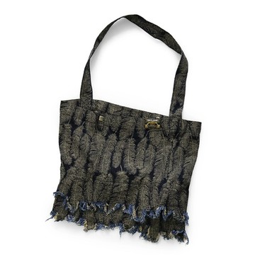 AirRoom正品現貨 2026SS KAPITAL 12oz Denim Bag Large 喜鵲 羽毛 藥包 側背包