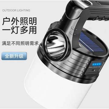 【七彩翡翠】 台灣現貨 04196 變焦 強光 手電筒 停電 照明 野外 戶外 露營 腳踏車燈 巡邏