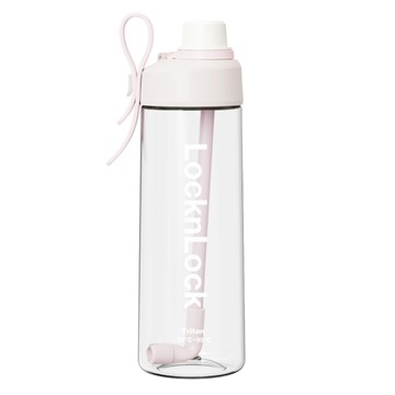 LocknLock 樂扣樂扣 Q咪樂吸管杯 C12  蜜桃軟糖  750ml  1個