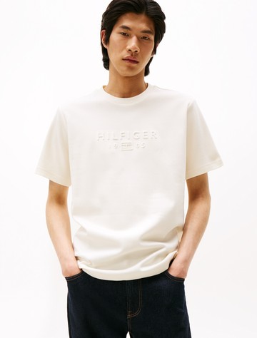 防曬涼感壓花標誌珠地 T 恤