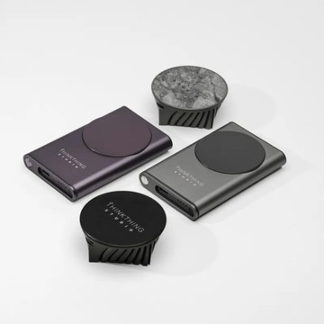 雙向磁吸充電組 MagSafe 行動電源＋散熱充電器 2.0太空灰+3.0黑色