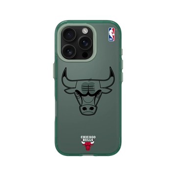 iPhone 16 Pro Clear 憂墨綠 - NBA - B&W-芝加哥公牛 Chicago Bulls B&W - Light