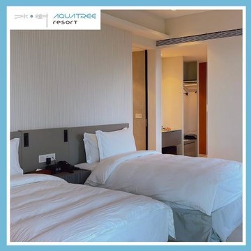 限時促銷！花蓮【水樹 Aquatree Resort】秋豐好食光山景雙床房一泊二食(MO)