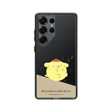 Galaxy S25 Ultra Clear 酷墨灰 - 三麗鷗-布丁狗30週年 PomPomPurin (30th Anniversary) - 哼歌搖擺