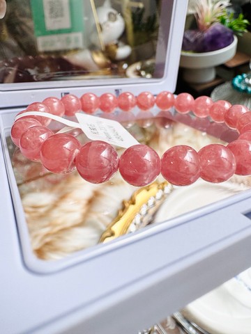 精品阿根廷橘粉冰種紅紋石7.7-7.9mm23.11g正桃花感情運提升魅力