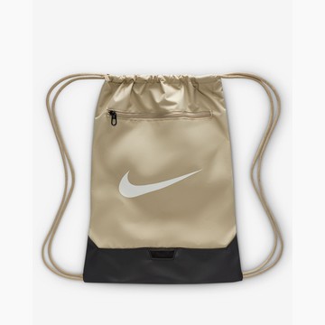 【NIKE】NK BRSLA DRAWSTRNG - 9.5 (18L) 男女 束口袋 卡其色-DM3978253