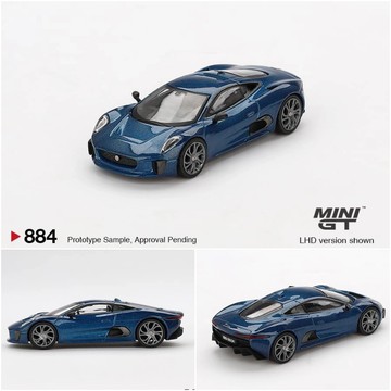 MINI GT 884 1/64 捷豹 Jaguar C-X75 藍 007電影特技車 合金模型車 超跑 MINIGT