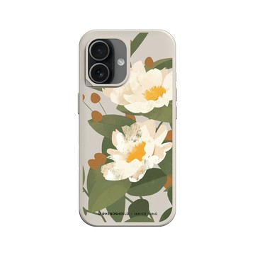 iPhone 17 SolidX 貝殼灰 - Janice Sung - Flora 花