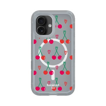 iPhone 16 AirX 流變灰 - Knock Knock A2Z - 櫻桃波波
