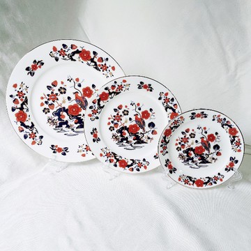 英國Aynsley 天堂鳥系列 骨瓷餐盤 15/20/27cm 3尺寸任選 - 27cm餐盤