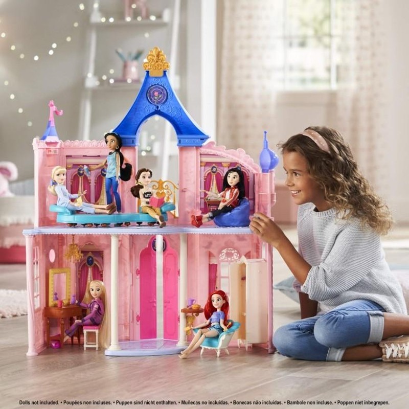 ディズニー プリンセス ファッションドール キャッスル ドールハウスセット Disney Princess Fashion Doll Castle,  Dollhouse 3.5 feet Tall with 16 Accessorie | LINEブランドカタログ