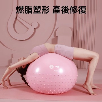 隔日到貨⚡瑜珈球 瑜珈 皮拉提斯 瑜珈球 55,65,75cm加厚防爆附充氣用品 防爆瑜珈球 彈力球 瑜伽 居家健身