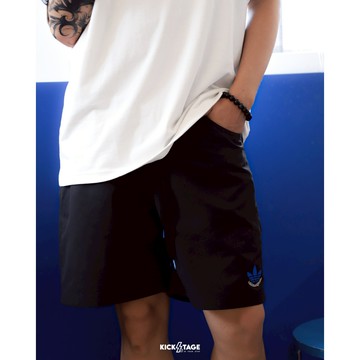 ADIDAS CS SHORTS 黑 三葉草 抽繩 腰帶 休閒 運動短褲 男款【JN1667】