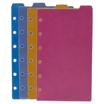 Raymay 藤井 Davinci 袖4色索引分隔板  76 x 131mm  4張  1包