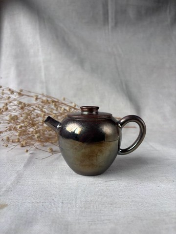 柴窯玫瑰金茶壺-D