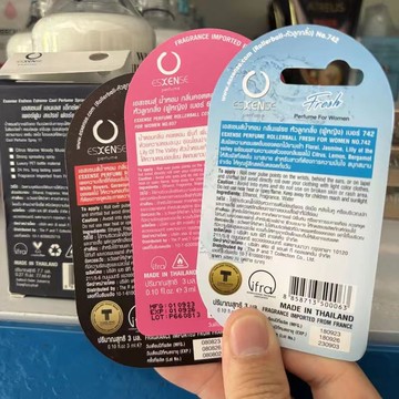 【台灣發貨 高品質】泰國原裝esxense新款淡香樣進口香水ml網紅滾珠學生身體走珠持久