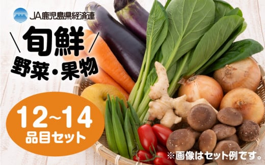 旬鮮野菜・果物セット（12～14品目）　K072-001